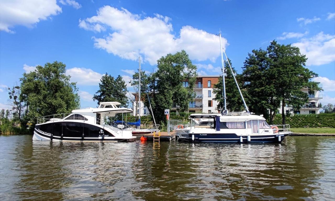 Marina Apartment - Przy Jeziorze, Taras, Tv55" Z Netflix I Prime, Parking Iława Buitenkant foto