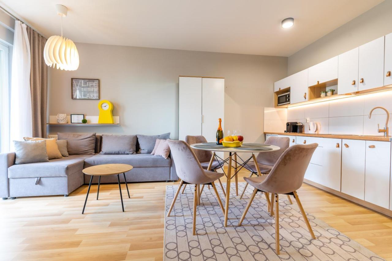 Marina Apartment - Przy Jeziorze, Taras, Tv55" Z Netflix I Prime, Parking Iława Buitenkant foto