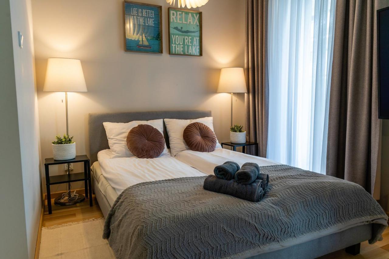Marina Apartment - Przy Jeziorze, Taras, Tv55" Z Netflix I Prime, Parking Iława Buitenkant foto