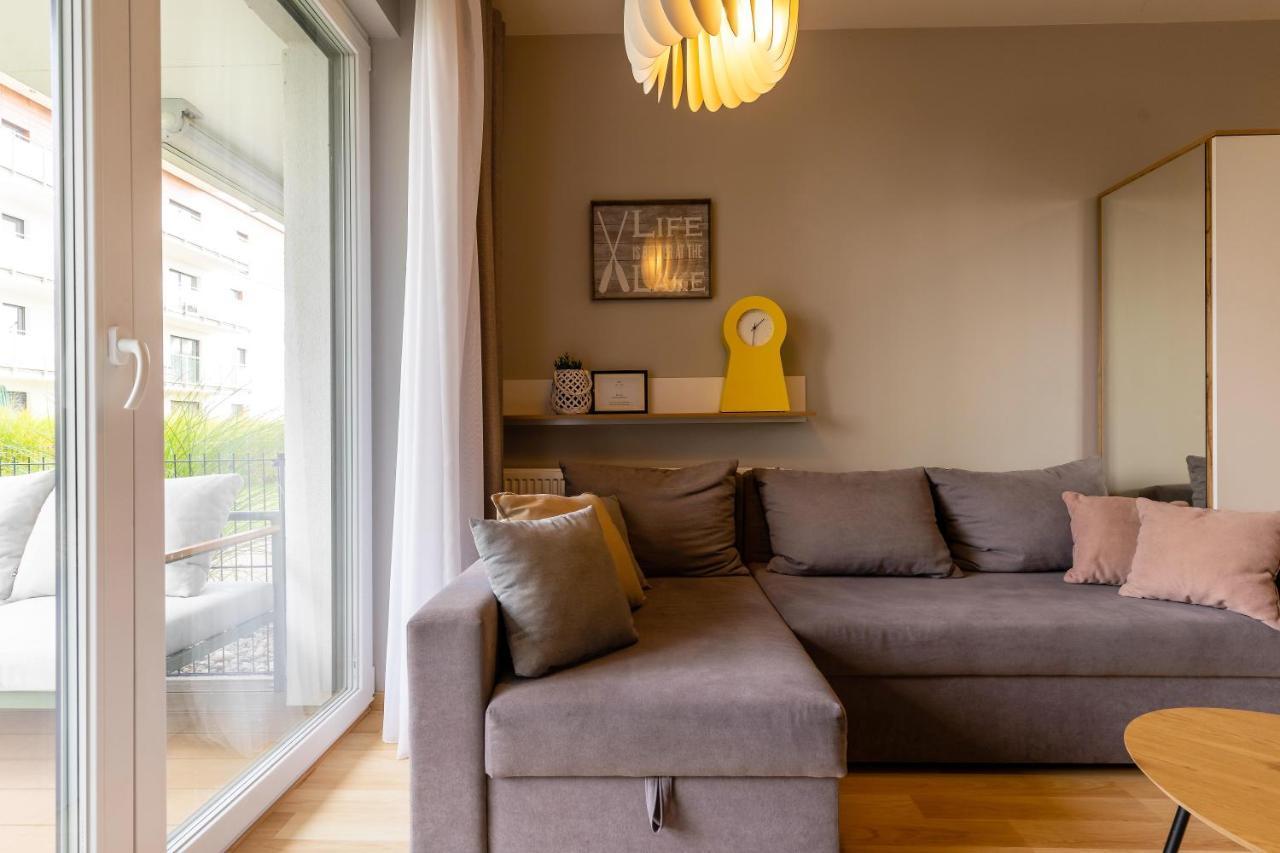 Marina Apartment - Przy Jeziorze, Taras, Tv55" Z Netflix I Prime, Parking Iława Buitenkant foto